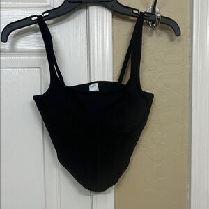 Gilly Hicks Black Corset top